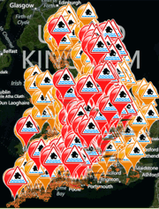 UK Flood Warning Map
